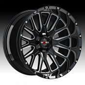 Worx Offroad 818BM Gloss Black Milled Custom Truck Wheels